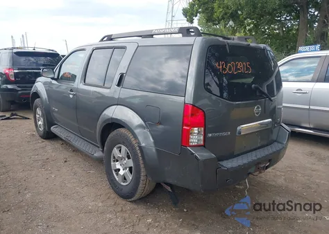 2006 Nissan Pathfinder Se Off-Road из США, поврежденный, VIN 5N1AR18W36C655846
